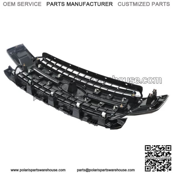JL3Z-8200-FCPTM Front Upper Hood Grille Gray For Ford F-150 XLT XL 2018-2020 - Image 3