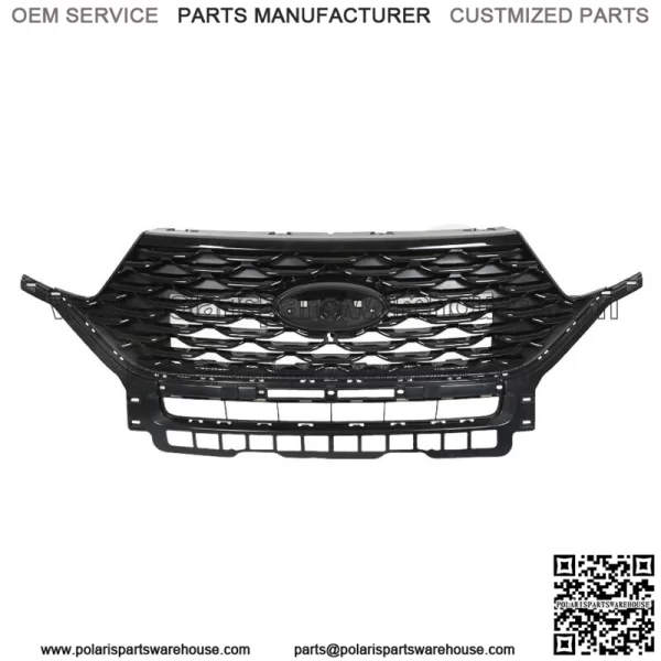 Fit For 2020 2021 2022 Ford Explorer ST Grille LB5Z-8200-GC Gloss Black