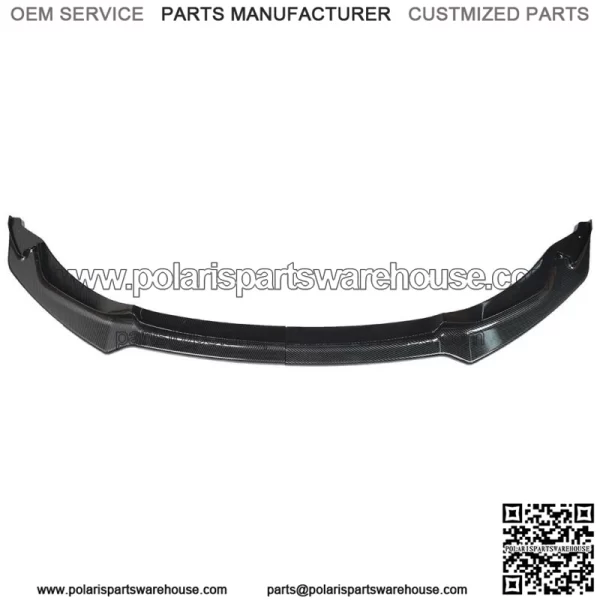 Front Lip Carbon Fiber Color Plastic Fit For BMW F80 F82 F83 M4 M3 2015-2019 - Image 2