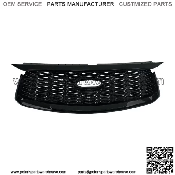 Front Bumper Grille Grill Black Glossy For 2022 2023 Infiniti QX60 - Image 3