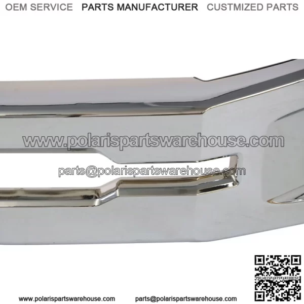 For 2019 2020 2021 2022 Chevy Silverado 1500 Front Center Grille Chrome - Image 3