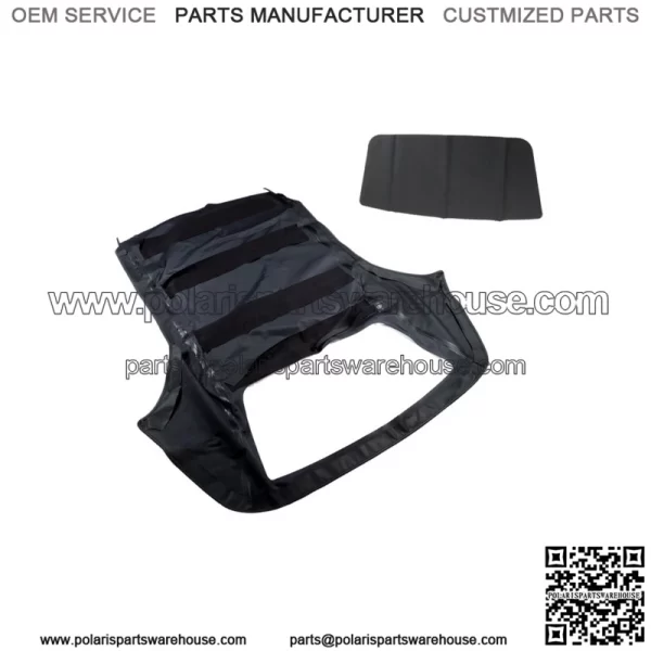 Convertible Soft Top For 1986-1993 3-Series E30 Black Twill & Plastic Window