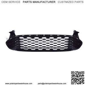 For 2013 2014 2015 2016 Ford Fion Gloss Black Honeycomb Front Grille