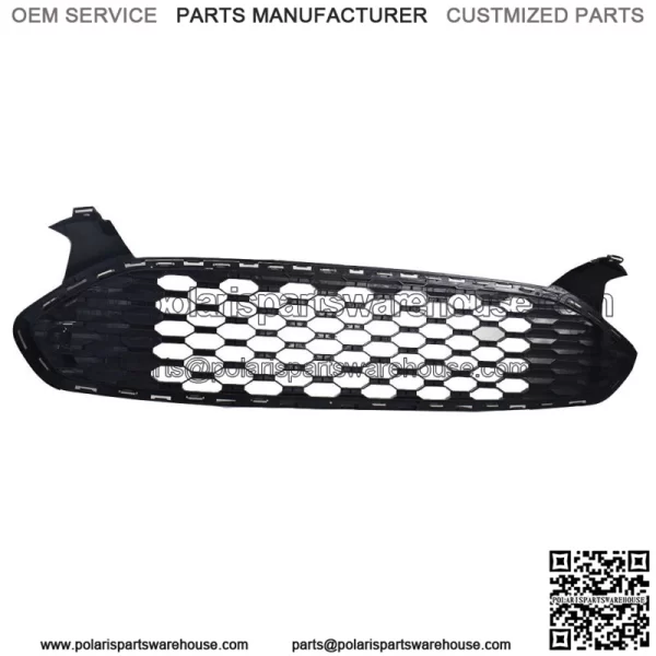 For 2013 2014 2015 2016 Ford Fion Gloss Black Honeycomb Front Grille - Image 3