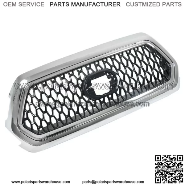 Front Upper Grille Chrome Assembly Fit For 2016 2017 2018-2021 Toyota Tacoma - Image 3