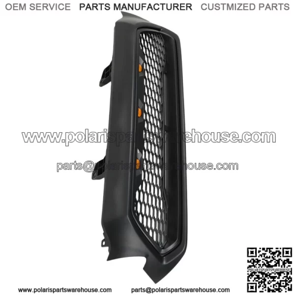 For 2012-2015 Toyota Tacoma Matte Black Front Grille Bumper Grill W/ LED lights - Image 3