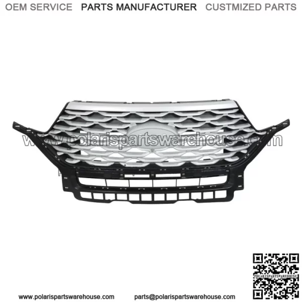 For 2020-2022 Ford Explorer Silver Front Bumper Grille Upper Mesh Grill Radiator - Image 3