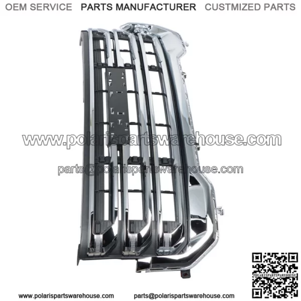 Fit For 2020 2021 2022 2023 GMC Acadia Front Upper Grille Chrome 84766563 - Image 3