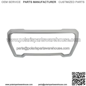 Silver Front Grille Grill Outer Frame Suround For 2019 2020 2021 GMC Sierra 1500