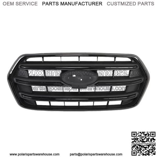 For 2020-2022 Ford Transit T150 T250 T350 Front Upper Grille Gloss Black
