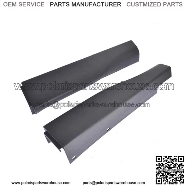 FIT FOR Ford F250 F350 Right Left Side Flex Step Tailgate Molding Trim Cap Black