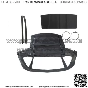 For 1972 1973-1989 Black Convertible Soft Top R107 280SL 560SL 380SL 450SL