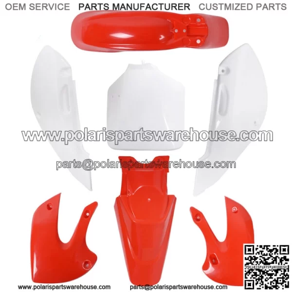 Plastic Fender Fairing Kit For Kawasaki KLX110 2002-2009 DRZ 110 2003-2005