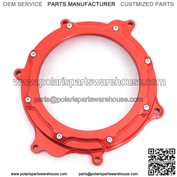 Billet Clear Clutch Cover for Suzuki DRZ400SM DRZ 400 DRZ400S DRZ400E 2000-2020 - Image 2