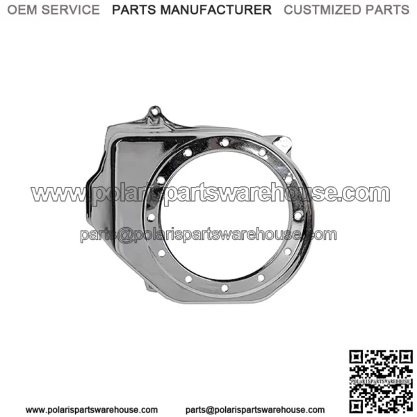 Chrome Recoil Fan Cover Shroud Housing for Predator 212 hemi Coleman CT200U CT100U BT200X CC100X Mini Bike, SK100 KT196 Go Kart Baja Hisun Tillotson Clone 196cc Engine Honda GX160 GX200 - Image 2