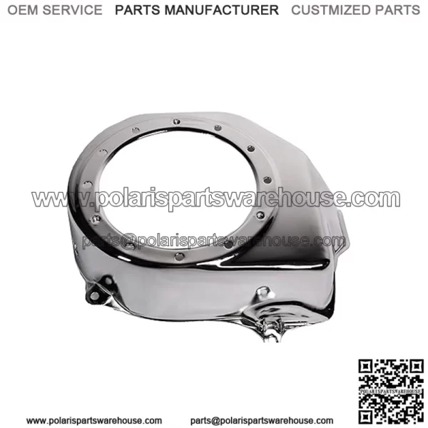 Chrome Recoil Fan Cover Shroud Housing for Predator 212 hemi Coleman CT200U CT100U BT200X CC100X Mini Bike, SK100 KT196 Go Kart Baja Hisun Tillotson Clone 196cc Engine Honda GX160 GX200 - Image 3