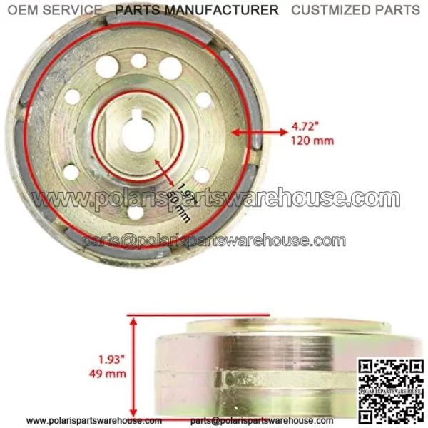 Stator Flywheel Rotor Compatible with Suzuki LT-A400 LTA400F Eiger 400 2x4 4X4 Auto 2002 2003-2007 - Image 2
