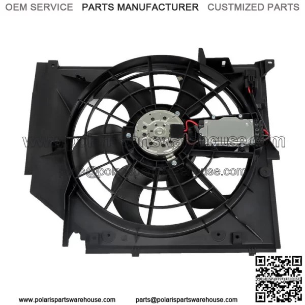 For BMW E46 323i 325i 328i 330i Ci 323xi Engine Radiator Cooling Fan Assembly - Image 2