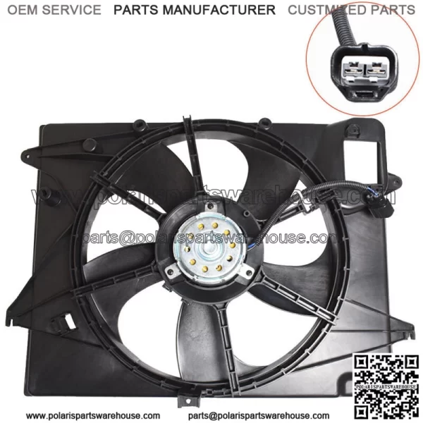 Engine Cooling Fan Assembly For 2015-2017 Hyundai Sonata Sedan 2.4L I4 HY3115151 - Image 2