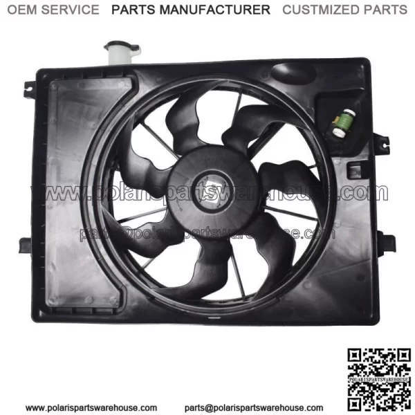 Radiator And Condenser Fan For Hyundai Elantra Kia Forte 253803X500