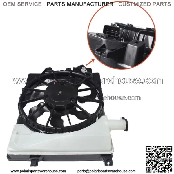 Radiator And Condenser Fan For Hyundai Elantra Kia Forte 253803X500 - Image 3