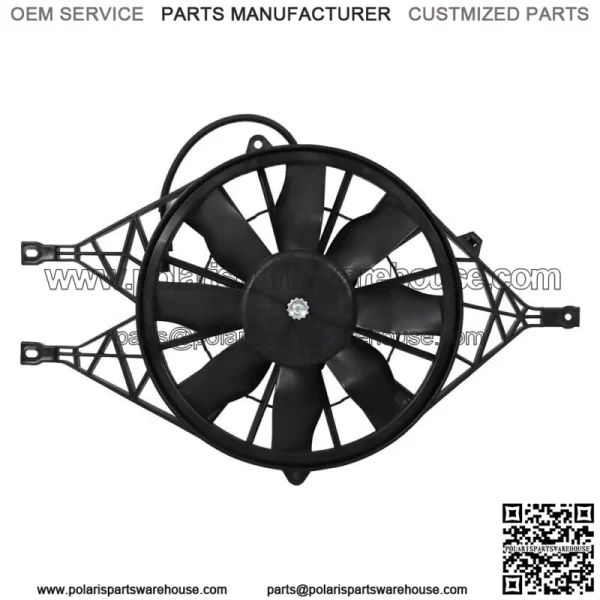 Engine Radiator Cooling Fan w/ Shroud Assembly For Dodge Dakota 2000-04 Durango - Image 2