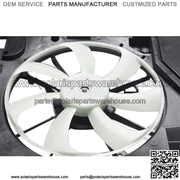 For 2012-17 Toyota Prius C Radiator AC Condenser Cooling Fan Assembly TO3115180 - Image 4
