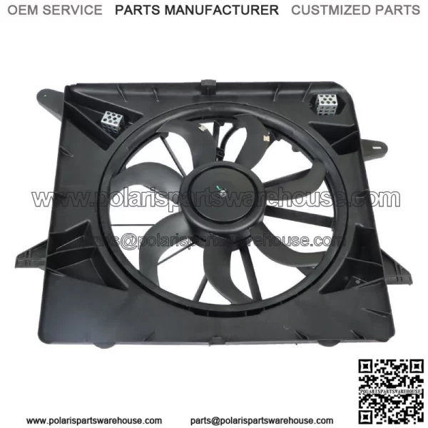 For Cadillac SRX 2010 2011-2016 3.0 3.6L Radiator A/C AC Condenser Cooling Fan - Image 2