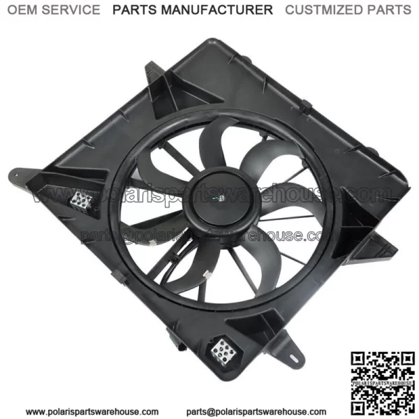 For Cadillac SRX 2010 2011-2016 3.0 3.6L Radiator A/C AC Condenser Cooling Fan - Image 5