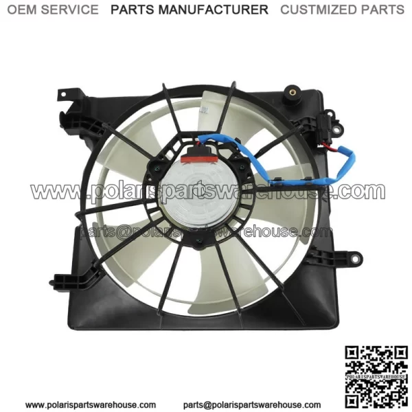 Left Side Radiator Cooling Fan For 2013-2014 Honda Civic Acura ILX HO3115158 - Image 5