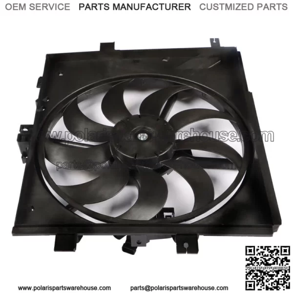 Radiator Cooling Fan Assembly For 2012-2018 Nissan Versa Sedan & Note 214819KK0A - Image 4
