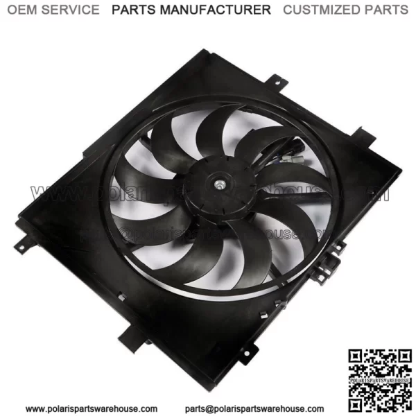 Radiator Cooling Fan Assembly For 2012-2018 Nissan Versa Sedan & Note 214819KK0A - Image 5