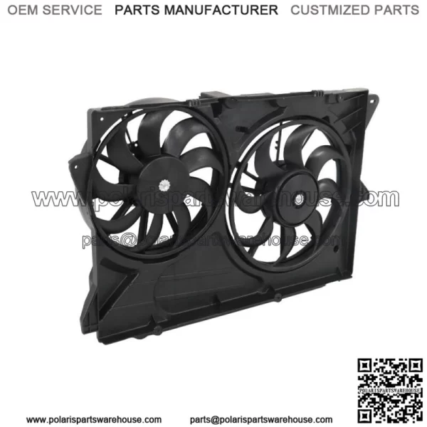 Engine Radiator Cooling Fan Assembly for 2013-19 Ford Explorer Flex Lincoln MKT - Image 4