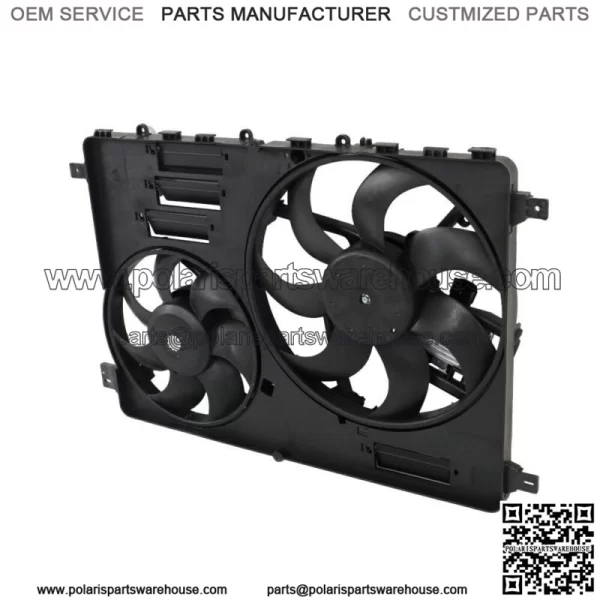 Radiator Cooling Fan Assembly w/ Control Module Shroud for Land Rover LR2 13-15 - Image 4