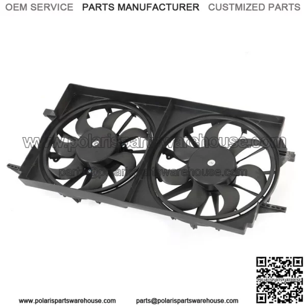 Radiator Cooling Fan For 99-05 Pontiac Grand Am 97-03 Chevy Malibu 99-04 Alero - Image 2