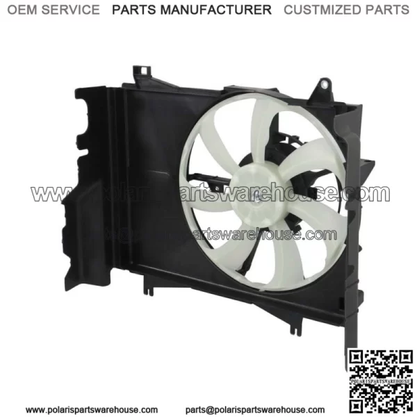 For Mitsubishi Mirage 2014-2020 21 2022 Radiator Cooling Fan Assembly Single Fan - Image 3