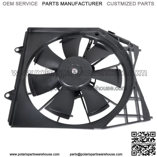 Right Engine Condenser Cooling Fan w/ Shroud Assembly For 2018-2022 Honda Accord - Image 2
