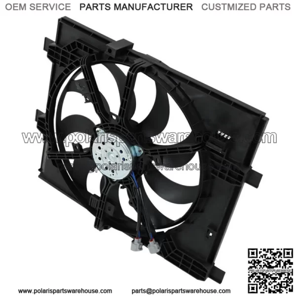 Engine Cooling Fan Assembly 620452 For 2011 2012-2016 2017 Nissan Juke NI3115147 - Image 2