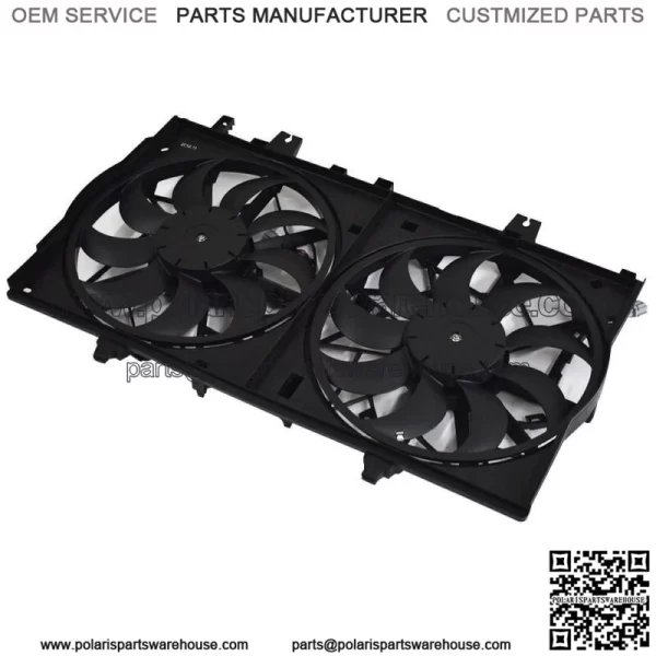 New Radiator A/C AC Condenser Cooling Fan For Nissan Rogue 14-18 X-Trail 15-17 - Image 2