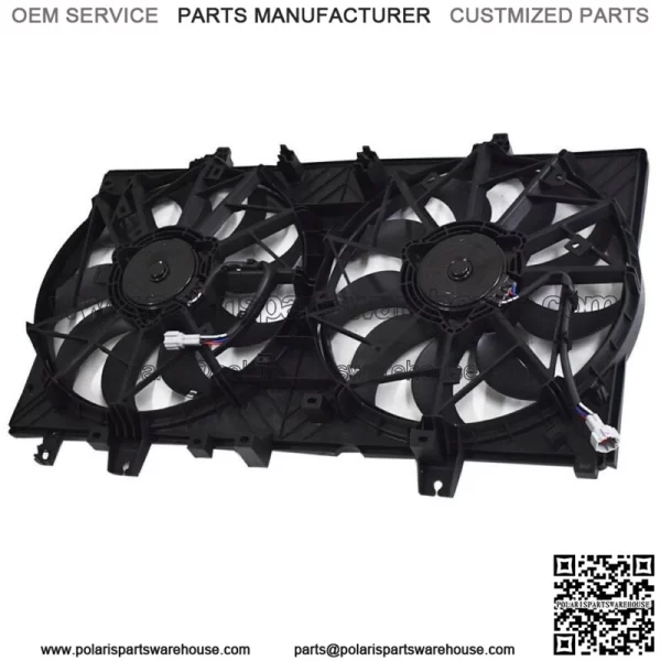 New Radiator A/C AC Condenser Cooling Fan For Nissan Rogue 14-18 X-Trail 15-17 - Image 3