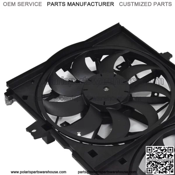 New Radiator A/C AC Condenser Cooling Fan For Nissan Rogue 14-18 X-Trail 15-17 - Image 4