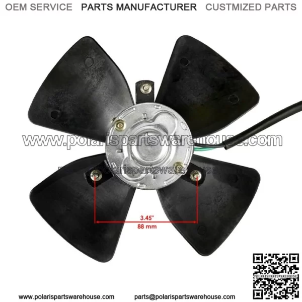 For Honda TRX450FM Foreman 450 Radiator Cooling Fan Motor 4x4 S 2002 2003 2004 (For: Honda) - Image 2