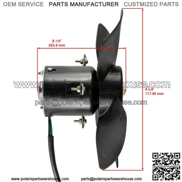 For Honda TRX450FM Foreman 450 Radiator Cooling Fan Motor 4x4 S 2002 2003 2004 (For: Honda) - Image 3