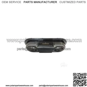 Golf Cart Carbon Fiber Console With Pyle Marine Receiver Pyle Speakers & Antenna