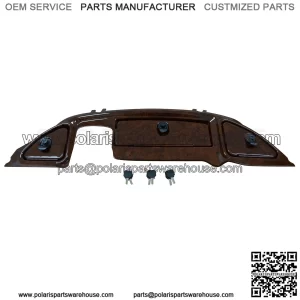 Club Car Precedent Golf Cart WOOD GRAIN Dash Panel Locking Glove Box 2004-2007
