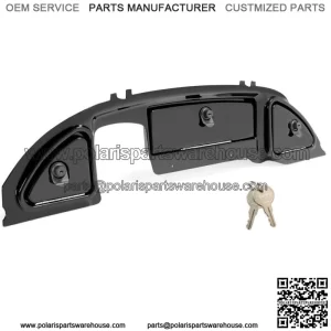 Black Golf Cart Dash Kit with Locks For Club Car Precedent 2008.5+