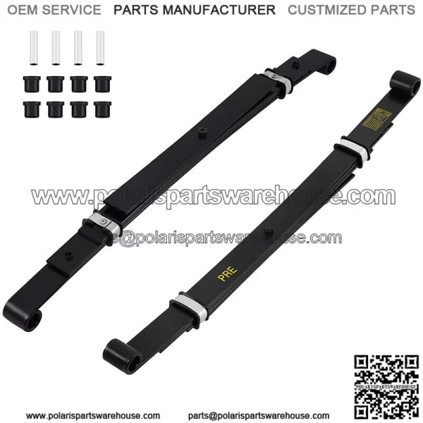 Heavy Duty Leaf Springs for Club Car Precedent Golf Cart 4 Leafs Rear set of 2