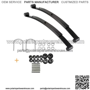 Heavy Duty Golf Cart Rear Leaf Spring Kit 2 Leaf  For EZGO RXV 2008+, Set of 2