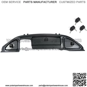Golf Cart Carbon Fiber Dash W/ Locking Doors For Club Car Precedent 2008-Up
