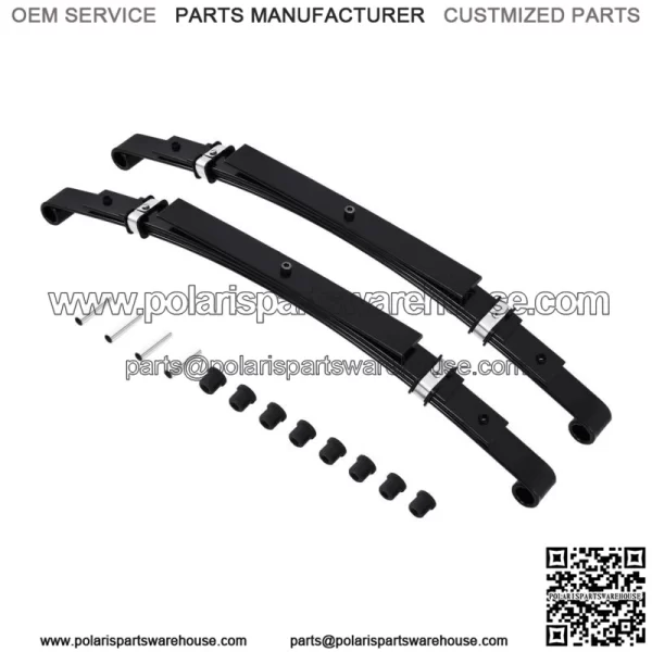 Heavy Duty Rear Leaf Springs for Club Car DS Golf Cart 1993+ 4 Leaf/Set of 2